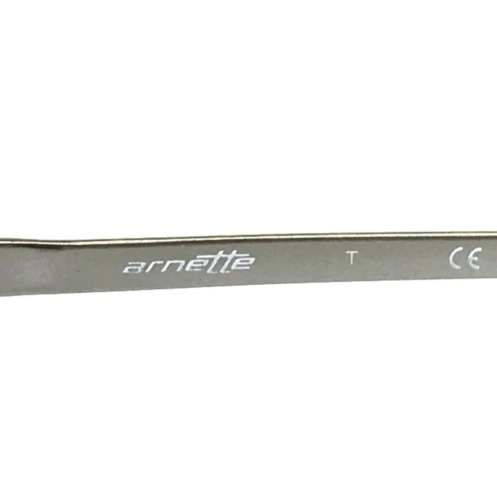 Arnette Eyeglasses Frames MOD.6084 502 Silver Half Rim Square 52-18-135